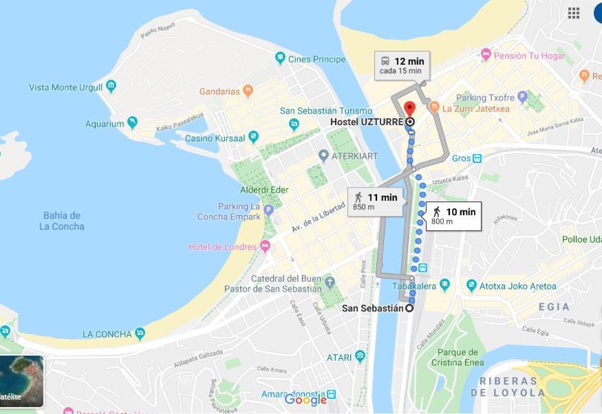 Pension Uzturre San Sebastián Dış mekan fotoğraf